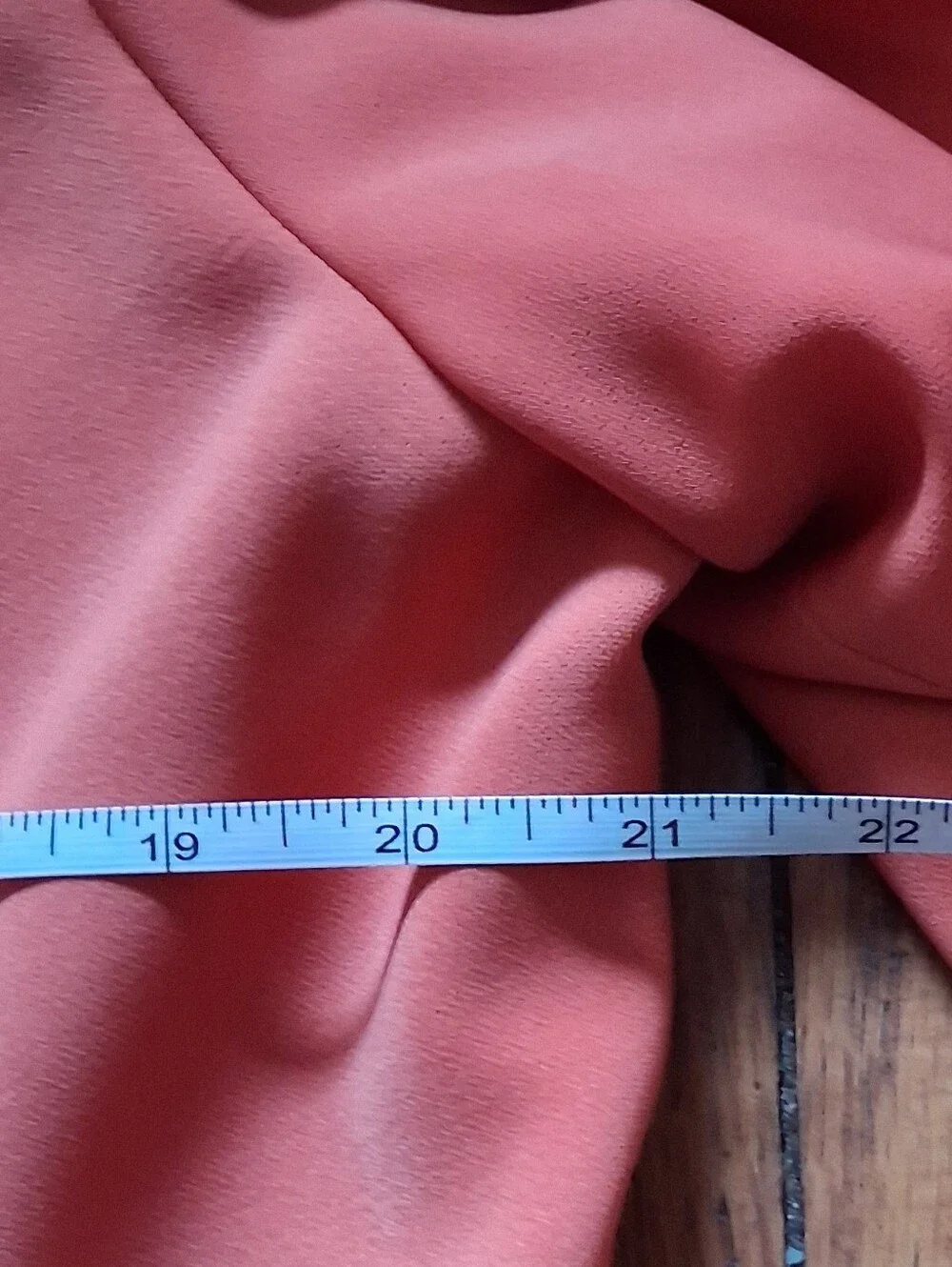 Elsa Loraine - Women's Vintage Coral/Peach Open Front Blazer Jacket. Size 18